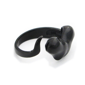 送料無料 メンズ シルバー925製リング ララクリスティー LARA Christie アップルハート リング(指輪) [ BLACK Label ] リングサイズ15～23号(奇数号のみ) 激安